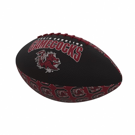 Logo Brands South Carolina Repeating Mini-Size Rubber Football 208-93MR-3